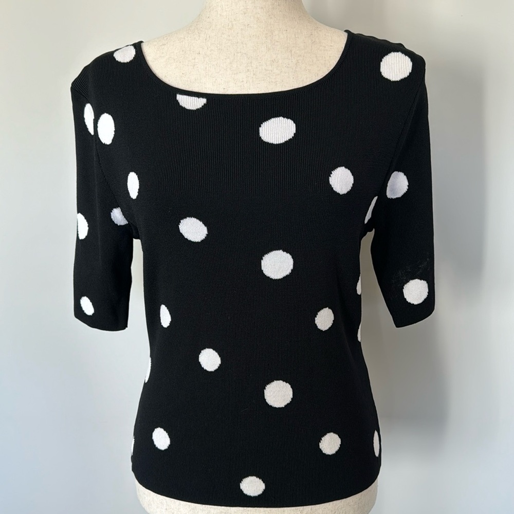 RETRO Marshall Fields short sleeve Sweater S VTG